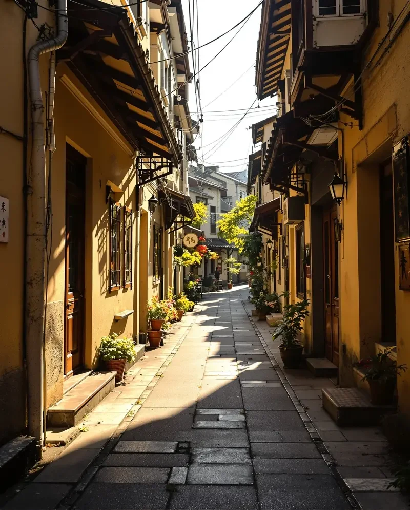 城市街拍 - 老街巷弄与市井烟火，定格城市的温度与故事。