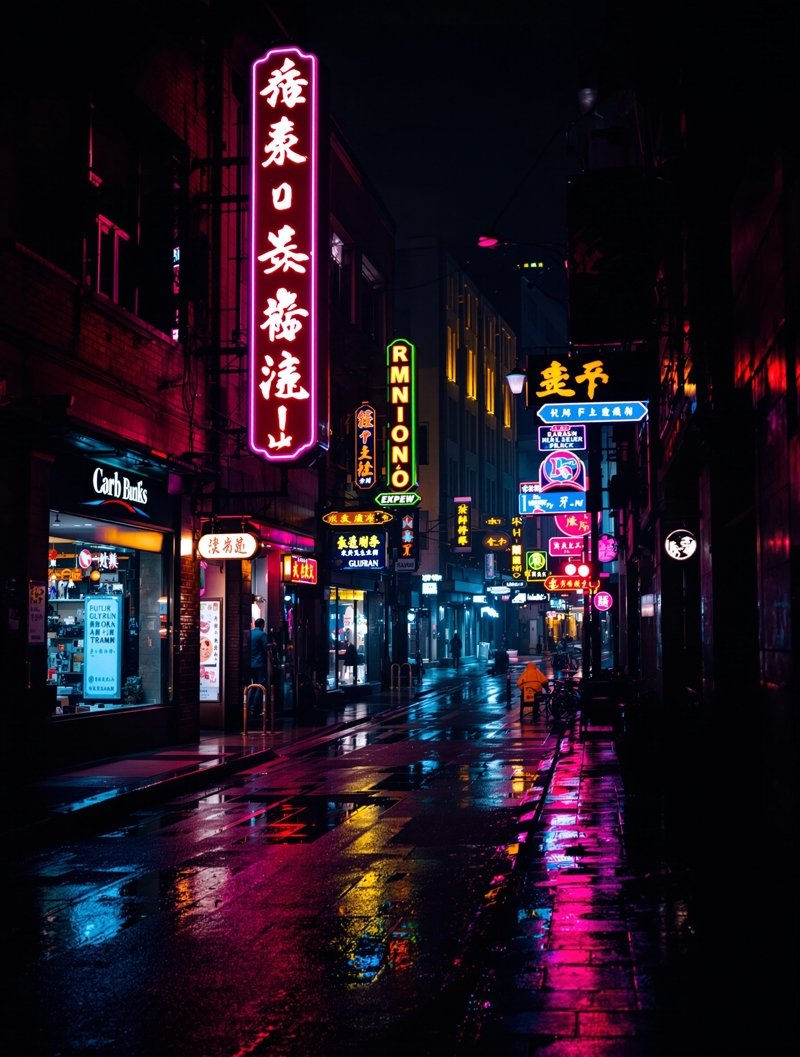 霓虹夜幕 - 秀人图 霓虹夜幕 - night 高清写真图片